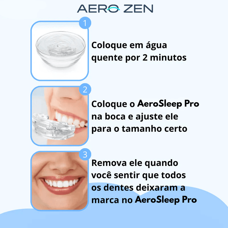 AeroSleep PRO - Aparelho Anti Ronco Bucal